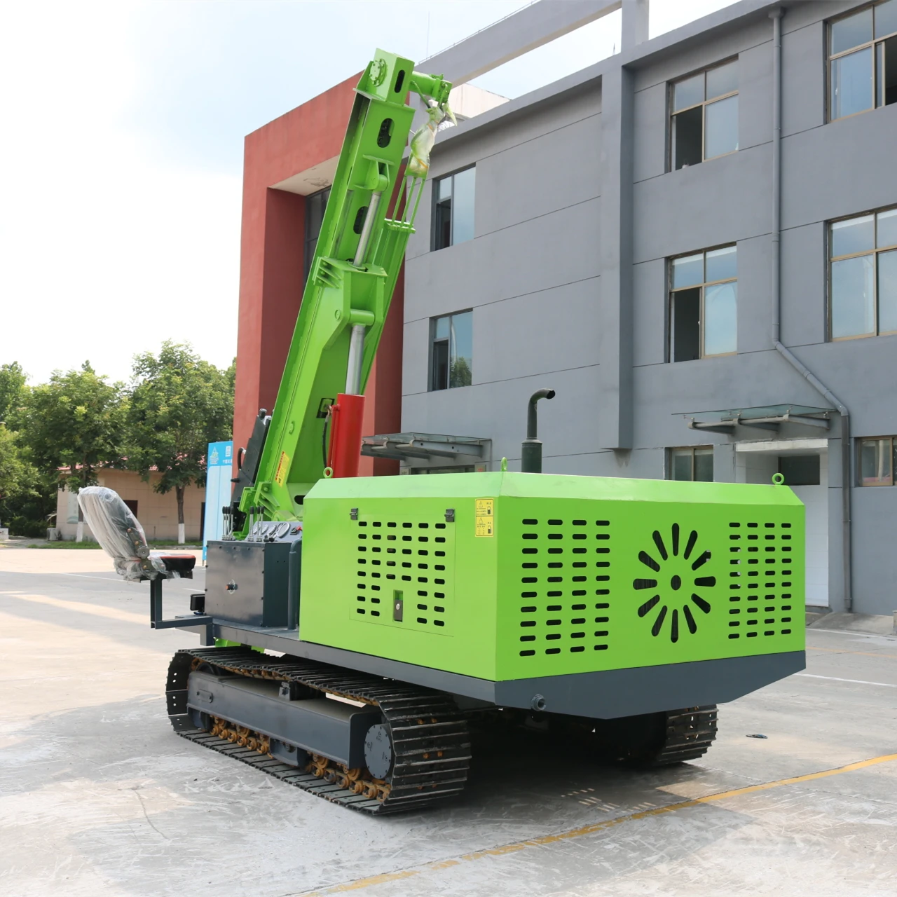 Customized China Tracked Hydraulic Piles Driver Hammer Pole Solar Pile Driver Ramming Rig Machine