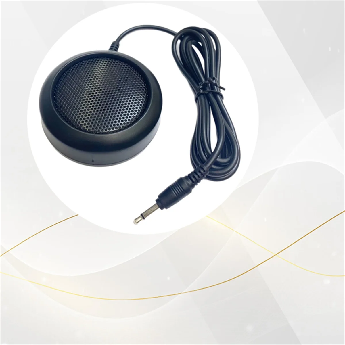 مكبر صوت للسيارة راديو السيارة مكبر صوت صغير خارجي 3.5 ملم مع كابل 1.5 متر لراديو السيارة المحمول //ICOM//