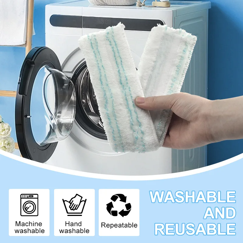 3PCS Wet & Dry Window Cleaning Cloths Microfiber Cleaner Replacement Cloths Compatible with Leifheit