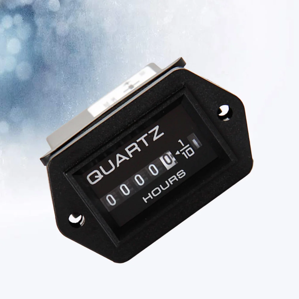 

Tach Hour Meter 12-36V Waterproof for Diesel Motorcycle Lawn Mower Generator with LCD Display Tachometer