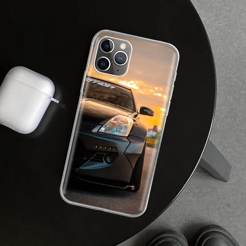 JDM Sport Car 350Z 370Z 240Z Phone Case Cover for iPhone 11 12 13 Mini 14 15 Plus 16 Pro Max 17 Air 7 8 + SE Art Customized Fund