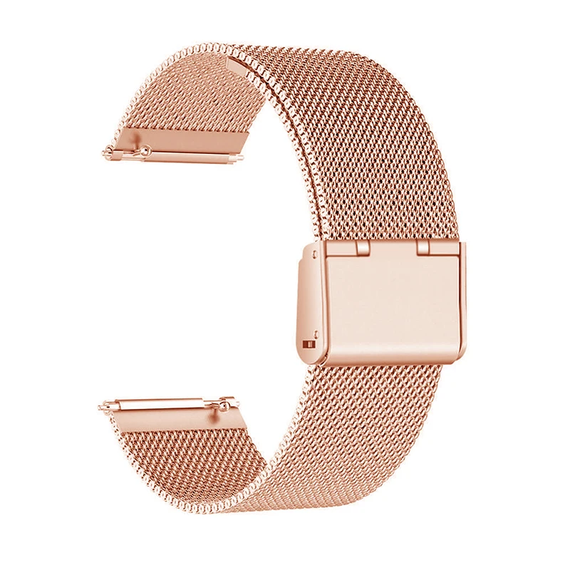20mm Stainless Steel Strap For Garmin Vivoactive 6 5 3 Music Smart Watch Band Bracelet Forerunner 245 645 158 55 168 165 Correa