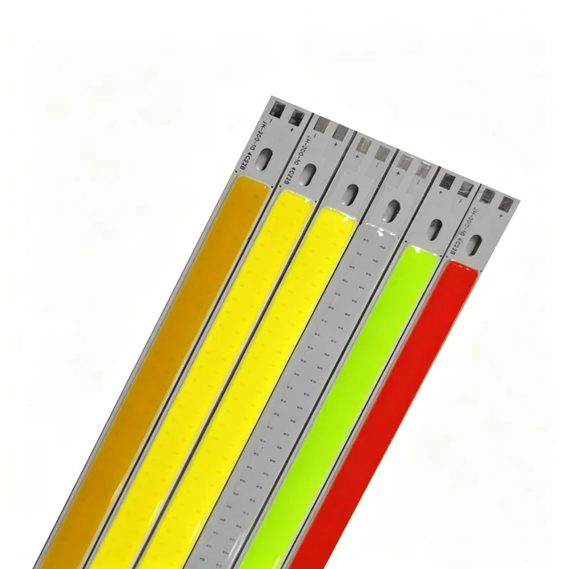 200x10mm LED Chip COB Light 12V 15W Led Panel Light Green Yellow Red Blue Warm White Aluminum PCB Plate COB DIY Desk Table Lamp