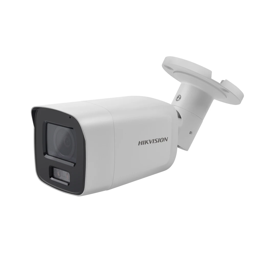 Original Hikvision DS-2CD2087G2-LU 4K 8 MP ColorVu Fixed Bullet Network Camera 24/7 Colorful Imaging Built-in MIC SD Slot H.265+