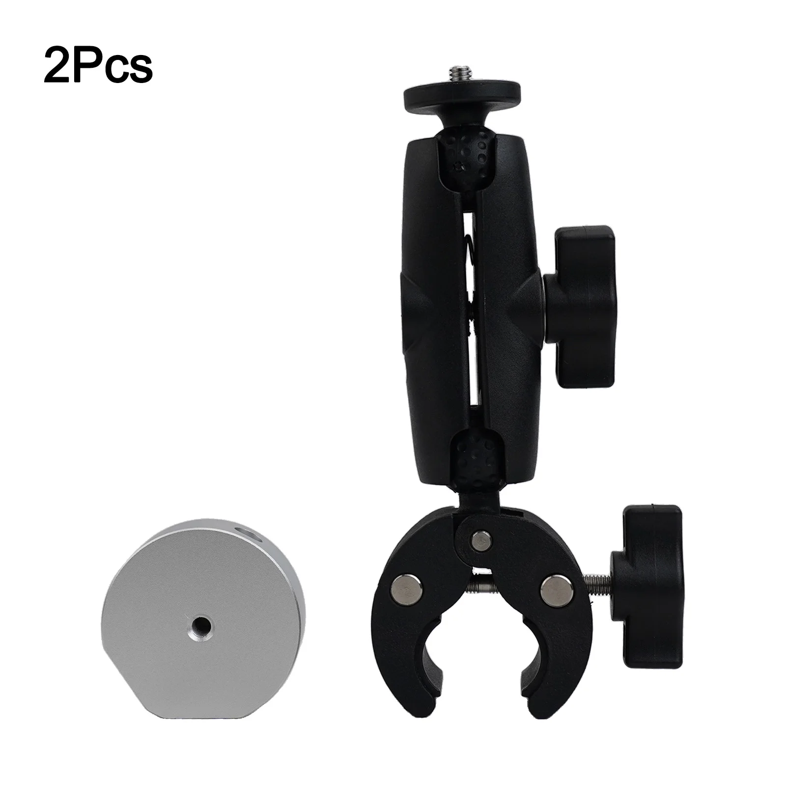 

1set For Starlink-Mini Mount Adjustable Round Tube Vigorou Clamp Adjustable Angle Precise Signal Alignment With Pipe Adapter