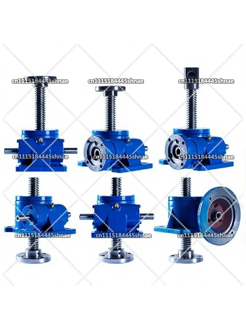 elevator electric hand operated worm gear reducer small linkage screw synchronous lifting platform SWL screw