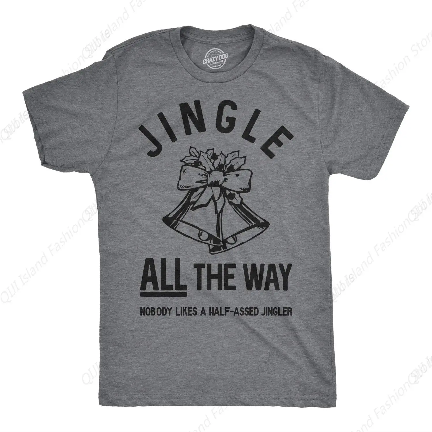 

Mens Jingle All The Way T Shirt Funny Christmas Holiday Tee Rude Joke Mens Funny T Shirts Christmas T Shirt for Men Novelty Tees