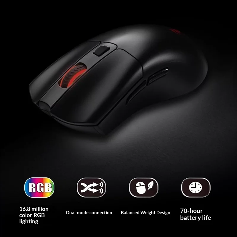 MADCATZ MOJO M2 Wireless Gaming Mouse 2.4GHz Dual Mode RGB Ergonomic Lightweight PC Laptop FPS Apex Valorant Gamer Accessories