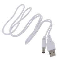 USB 2.0 A-Type Male to 5.5 x 2.5mm DC 5V Power Plug Connector Router Speaker Charging Cable