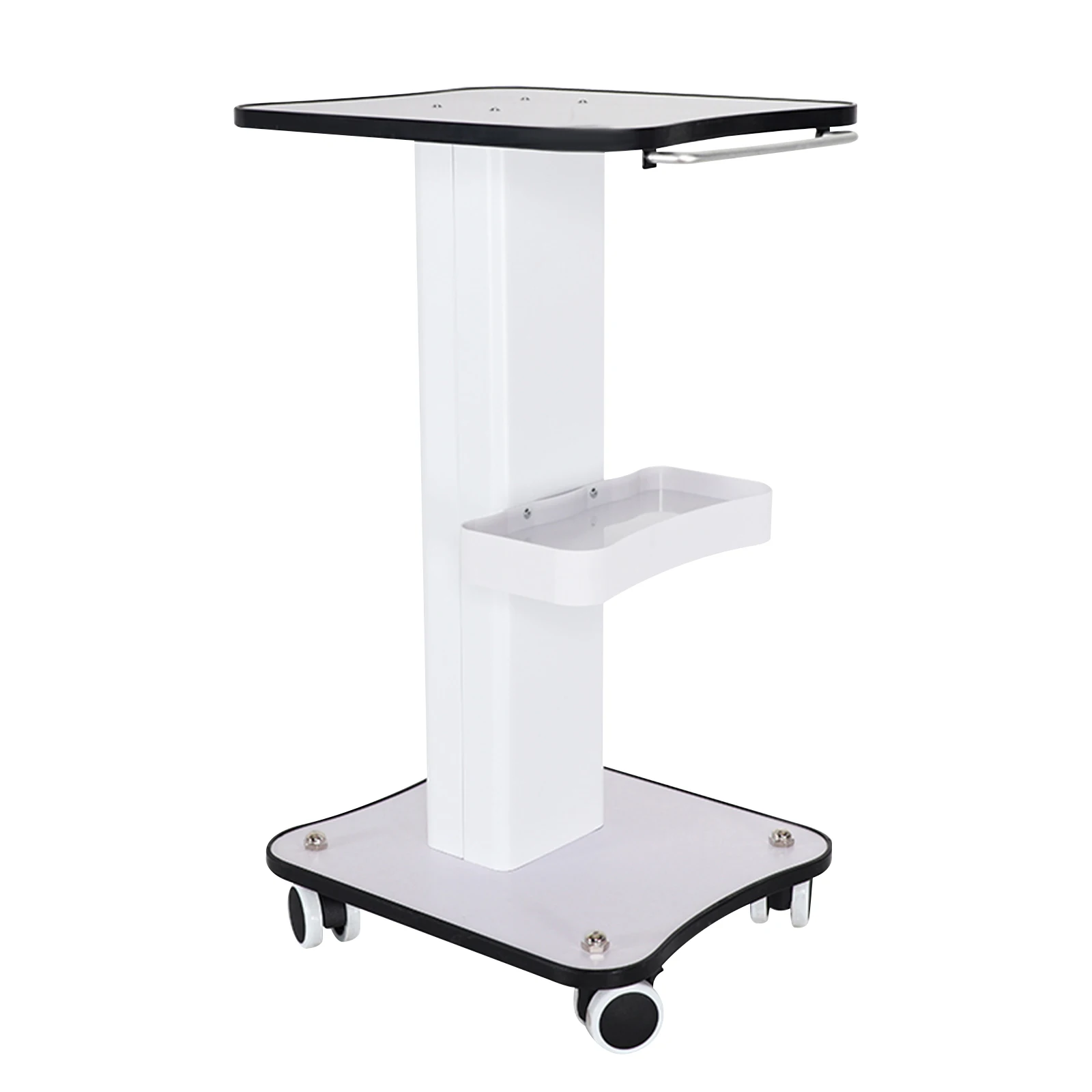 CNCEST Salon Trolley Salon Table Trolley Stand Rolling Cart Beauty Wheel Holder Spa Cart Beauty Cart with Wheel