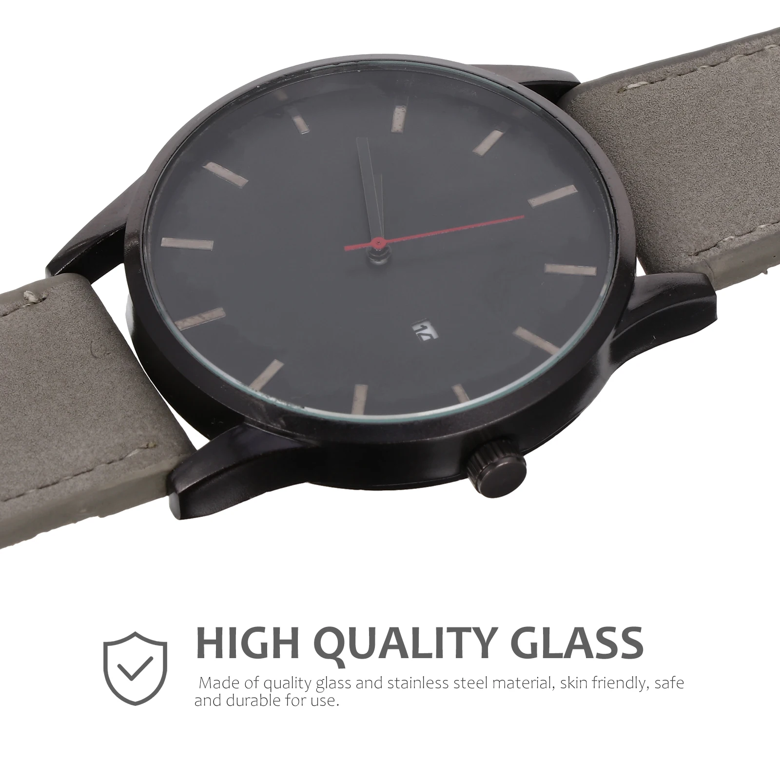 

Stainless Steel Casual Quartz Simple Unisex Watch With Calendar Durable Comfortable Strap Fashion Vintage Watch For Party