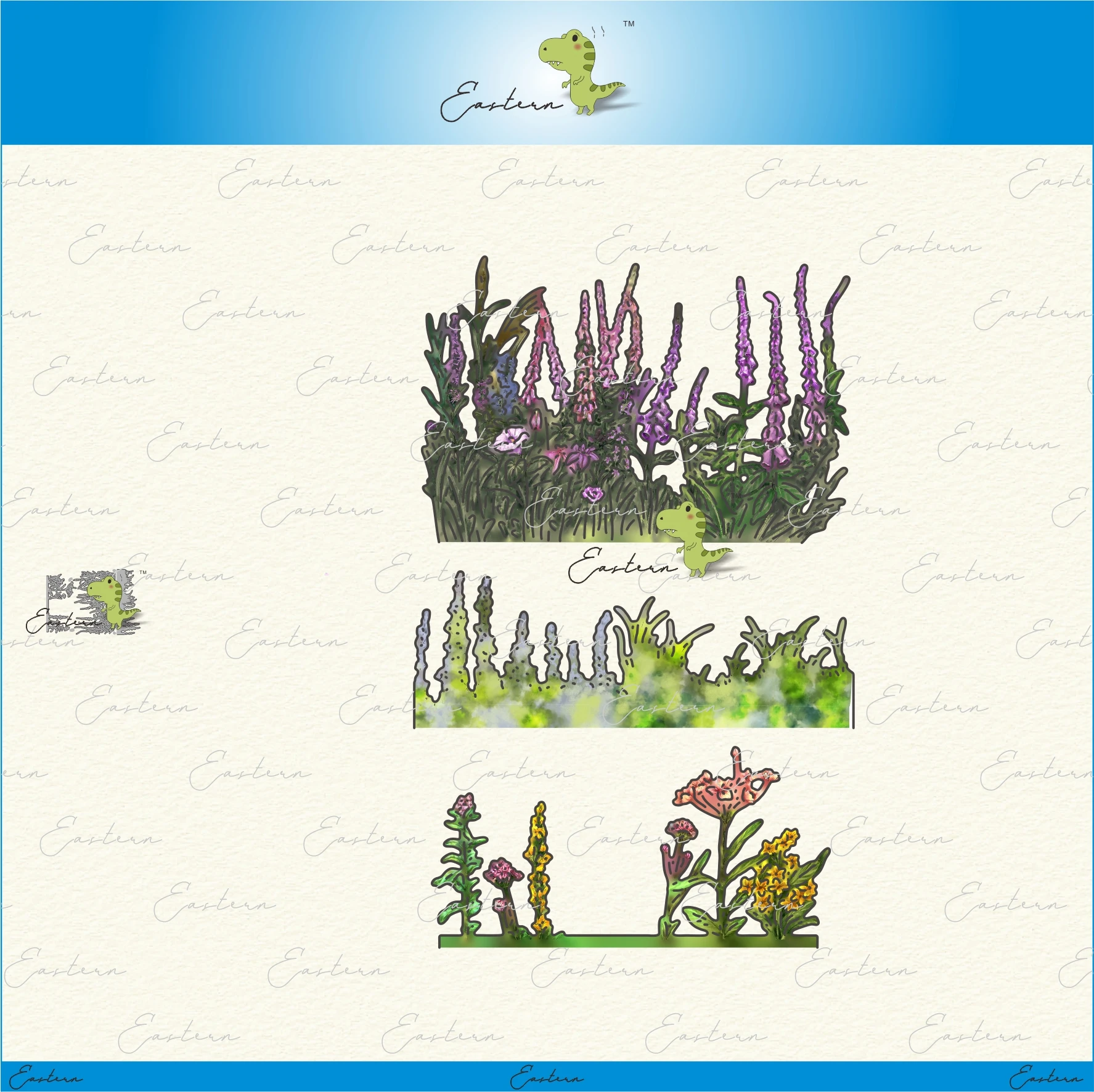 

Blooming Borders Die Set metal cutting dies 2023 new diy molds Scrapbooking Paper Making die cuts crafts Printed Sheet