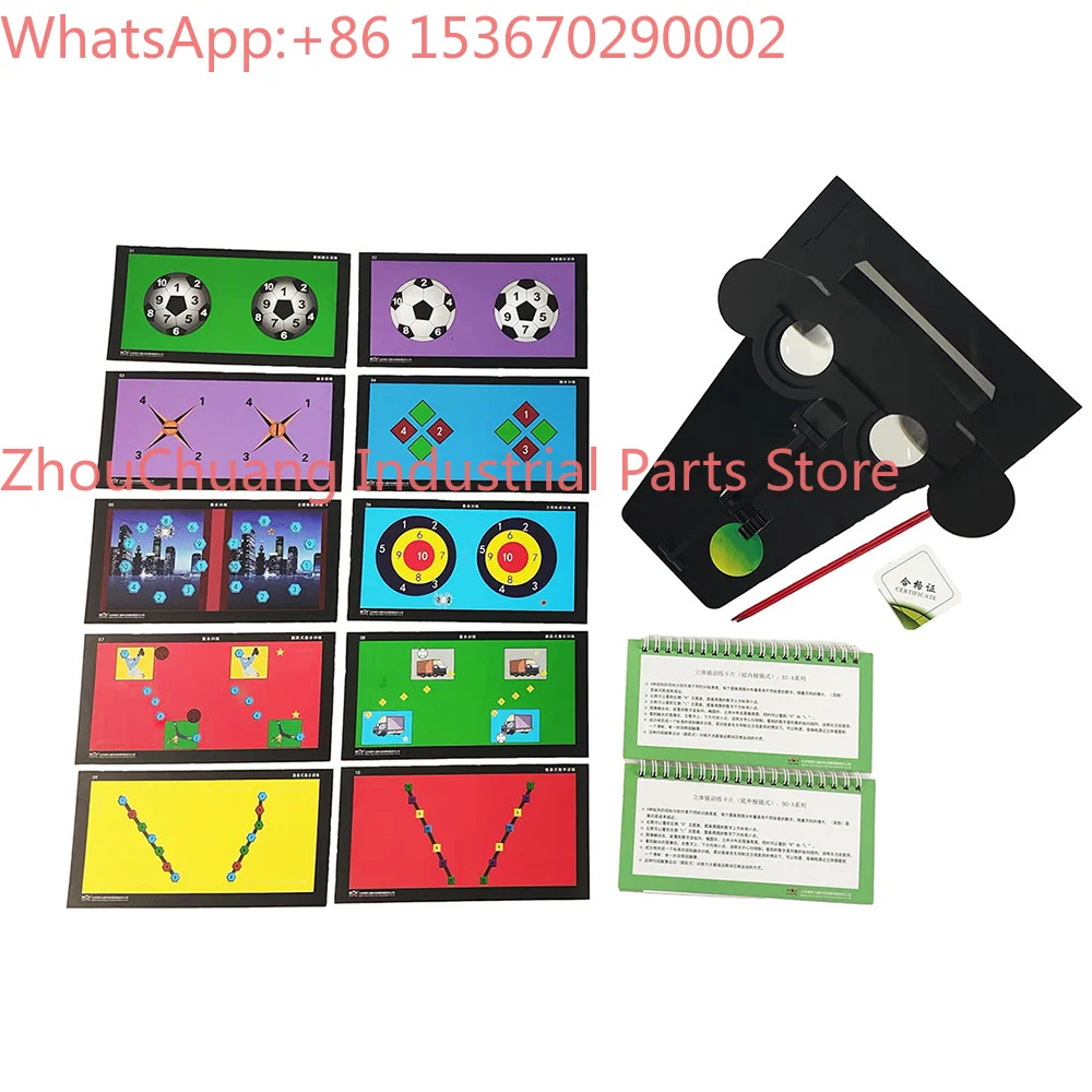 Orthoptic For Refractive Errors Amblyopia Squint Stereo New Stereoscopic Variable Prismatic Trainer Visual Training Tools