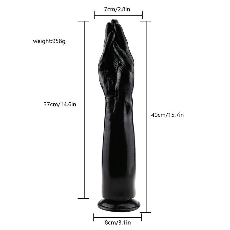 Oversized Fist Anal Plug Dildo Simulation Arm ButtPlug Anal Dilator Stimulate Vagina and Anus Sex Toys for Women Men Masturbator