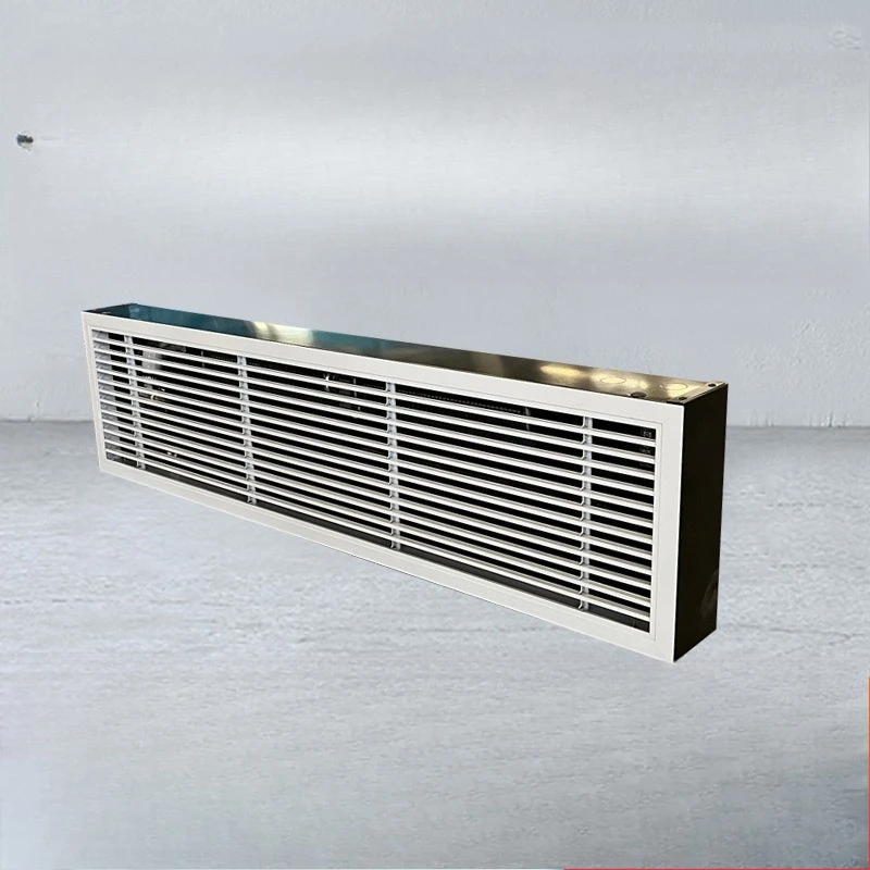

Embedded floor convection, can be rolled and fixed aluminum alloy grille type venue heating and cooling floor air