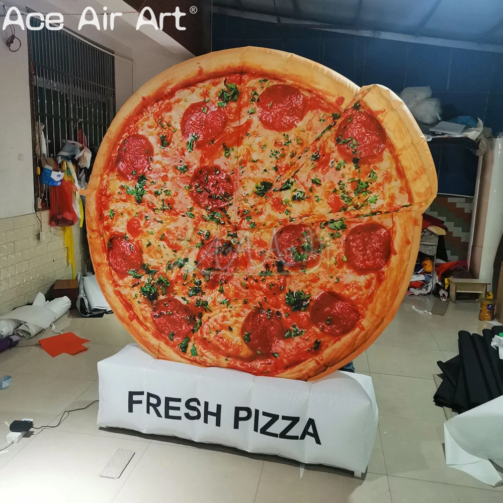 

Inflatable Advertising Pizza Model, Inflatable Pancake Balloon, Brazil Made by Ace Air Art, Promotion, 2m H