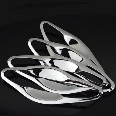 FUNDUOO for Hyundai IX35 Tucson 2009 -2014 New Chrome Door Handle Cover Bowl Trim Smart Entry Buttons Styling Accessories