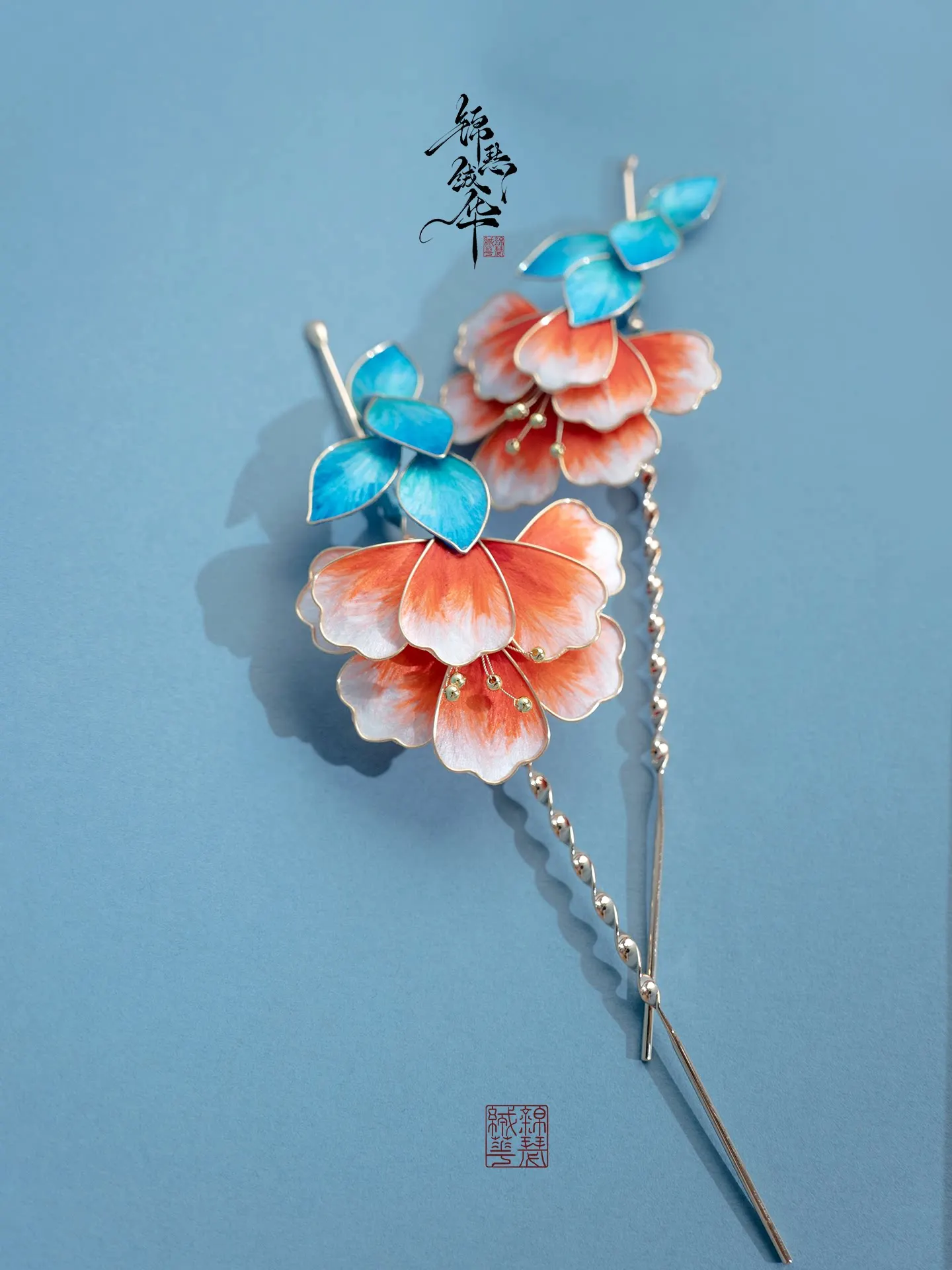 silk-ronghua-hair-stick-hair-comb-original-handcrafted-vintage-hanfu-qipao-hair-accessory