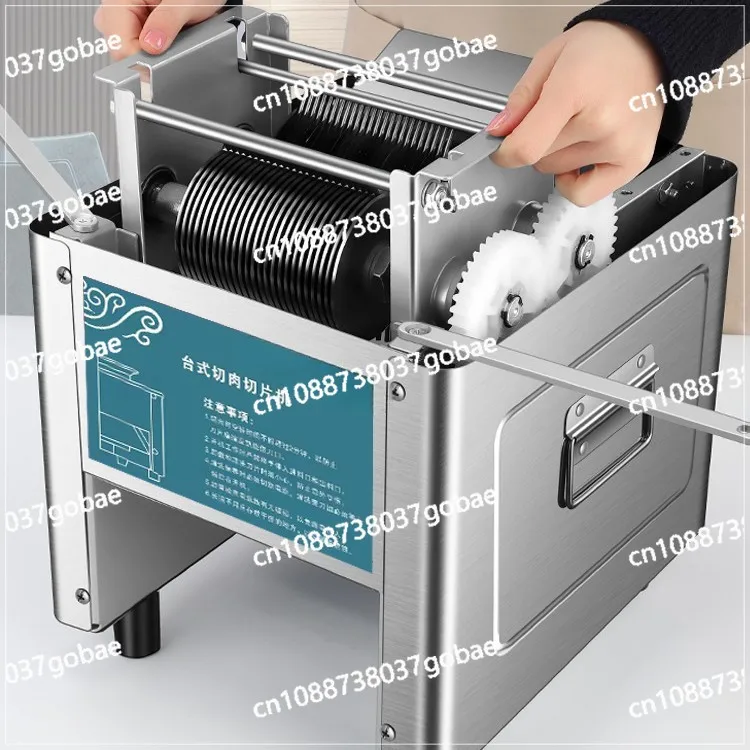 

Коммерческий небольшой электрический рубанок для мяса, автоматический измельчитель, машина для резки овощей и мяса