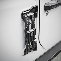 OMU 4x4 Aluminum Door Hinge Step Foldable Footboard Ladder for Jeep Wrangler JK JL Gladiator JT 2007–2025 Exterior Accessories