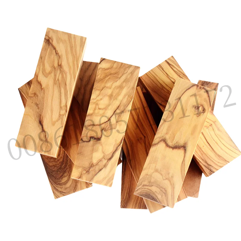 Tiras de Madera de Olivo Natural Personalizadas, Olea europaea, 1 Pieza, para Muebles DIY y Trabajos de Madera