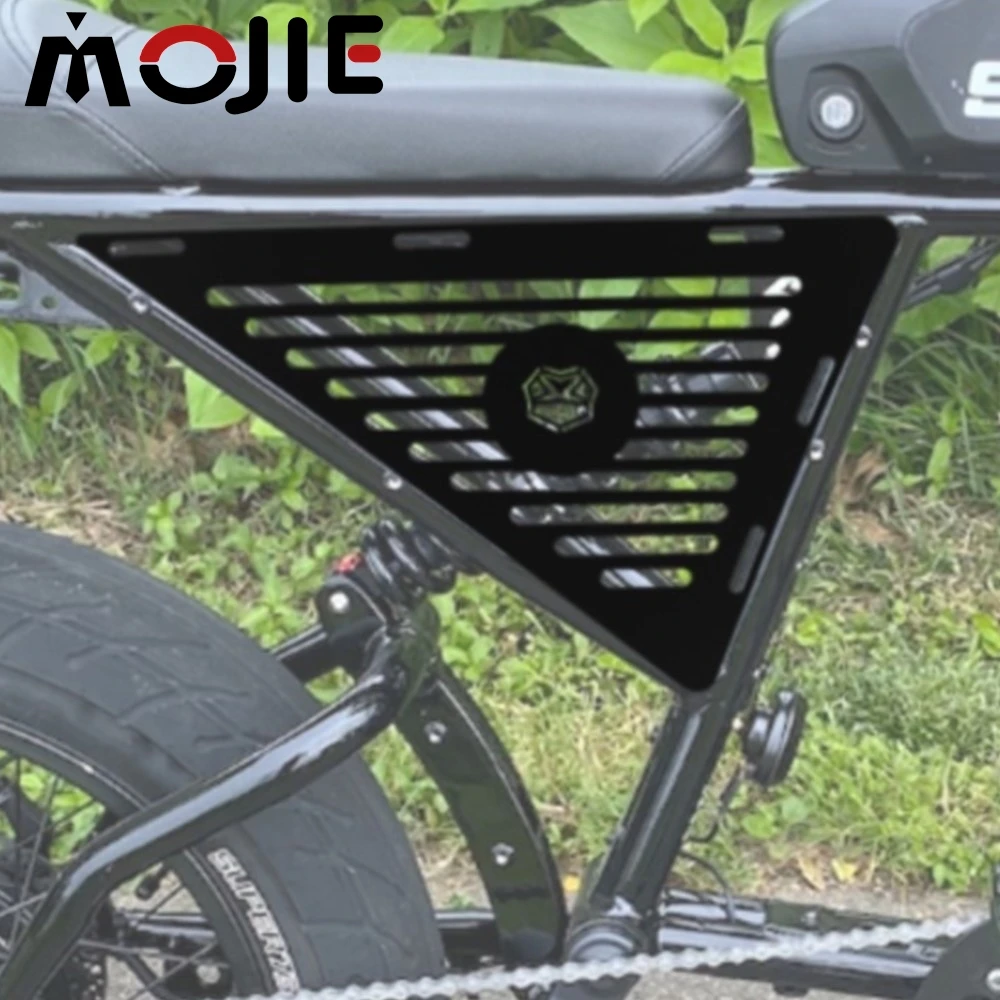 2026 New Motorcycle Accessories Rear Triangle Decorative Carbon Steel Baffle Side Left Right Panel For SUPER 73 R / RX 73R 73XR