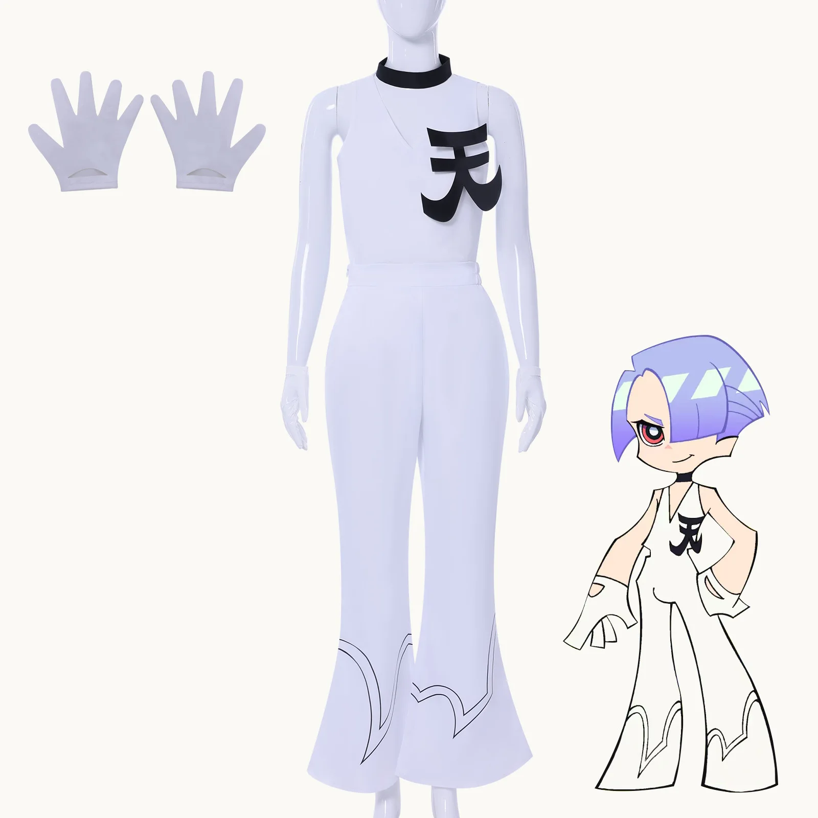 

New Suspender Stockings Angel Cosplay Costume Angel Polly Polyester Cosplay Anime Costume For Role-playing