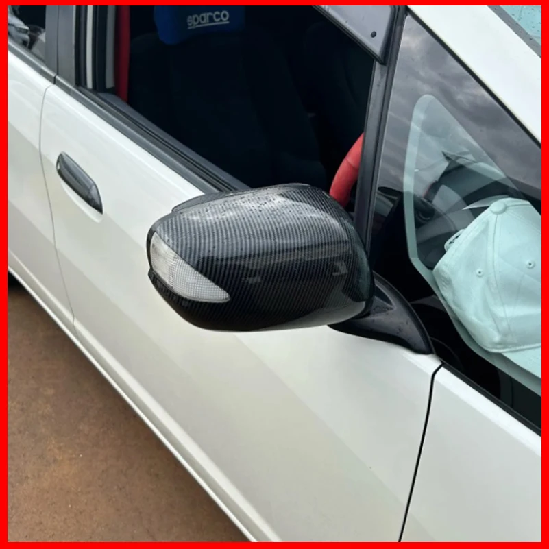 Car Styling For HONDA FIT JAZZ 2009-2013 GE6 GE8 Rearview Mirror Cover Cap Replacement Housing Auto Parts Accessories view 3