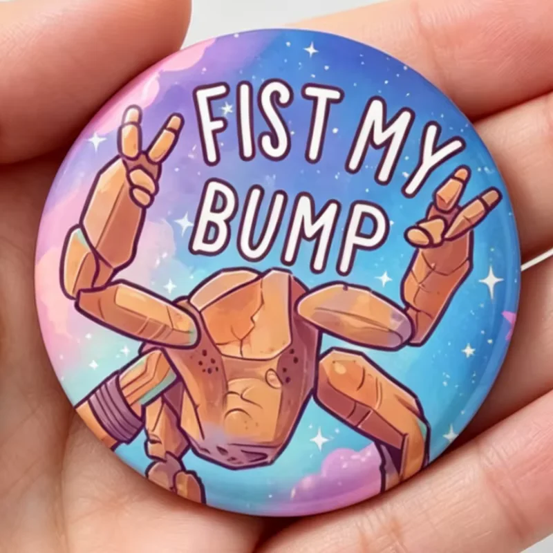 58mm Project Hail Mary Badge Pin Set | Alien Rocky Sci-Fi Gift | Amaze cosolay Accessory | Discount Sale
