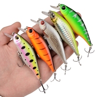 1pcs Fishing Lure 90mm 11g Minnow Crankbait Wobblers 3D Eyes Perch Artificial Bait Pike Carp Bait Swim Bait Fishing Pesca
