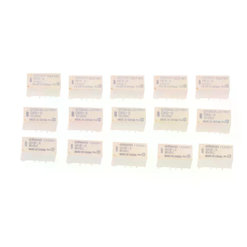 1pc Used G6S-2 5vdc 12vdc 24vdc Signal Relay 8pin Dc 5v 12v 24v 2a Mini Signal Switch Relays