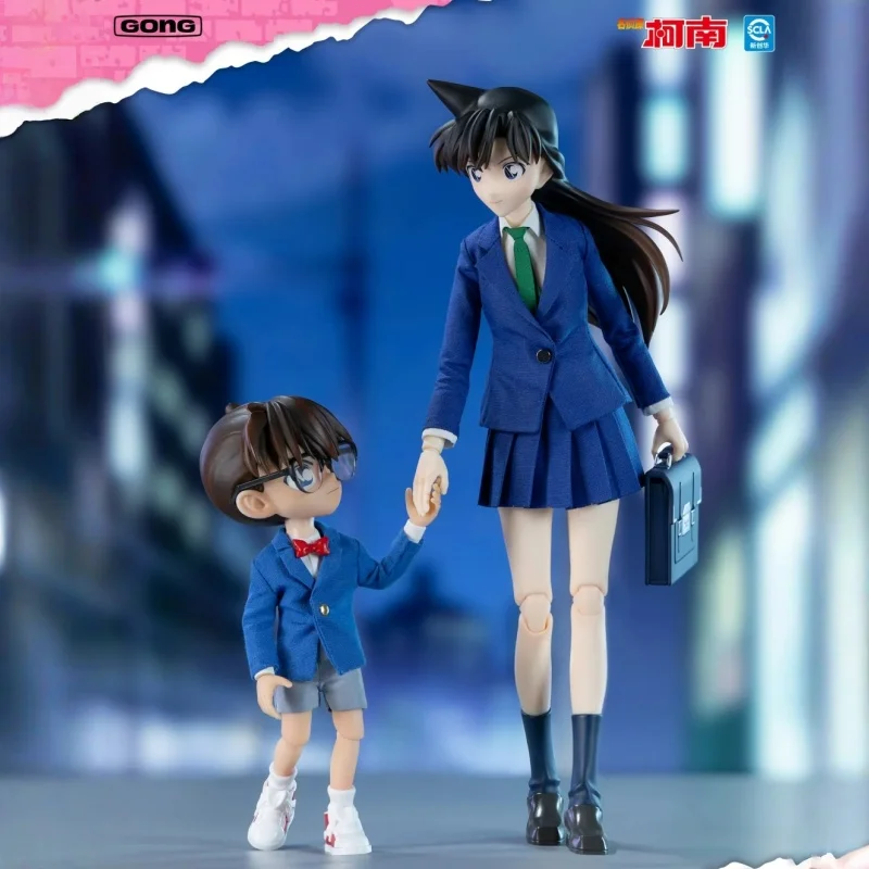 

Genuine Gong Cloth-Outfit Action Figure Series Detective Conan Mori Ran Conan Movable Classic Anime Toys Collectible Gift FS