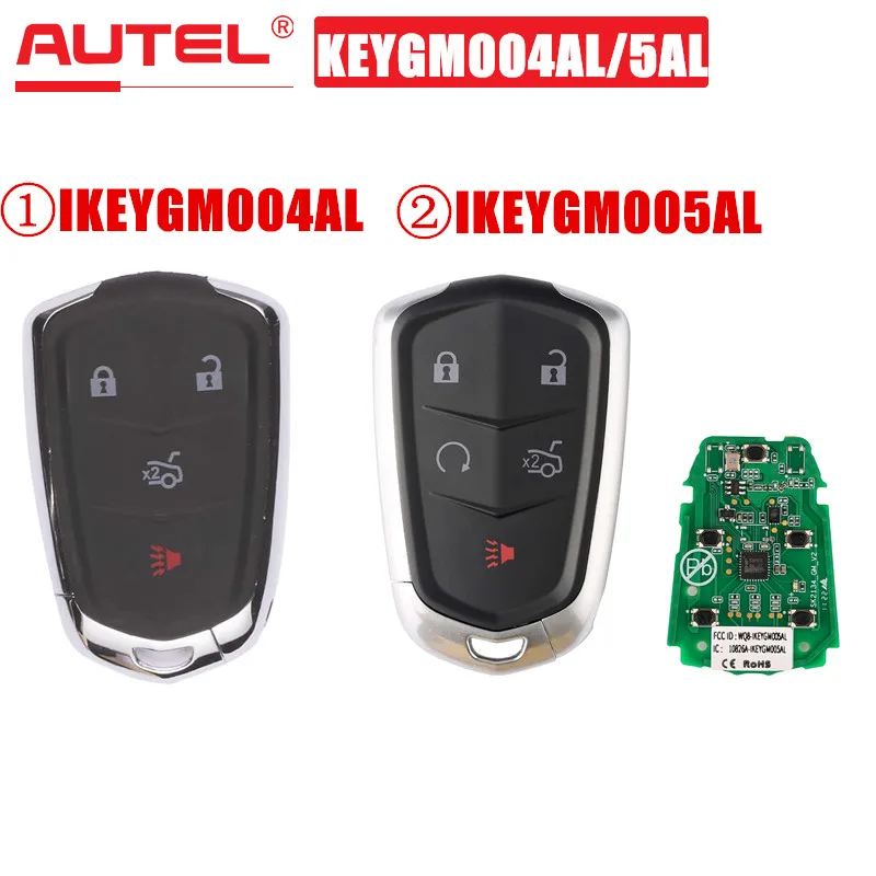 AUTEL MAXIIM IKEY Premium Style IKEYGM005AL for GM Cadillac 5 Buttons Universal Smart Key for KM100 KM100E IM508 IM608 PRO