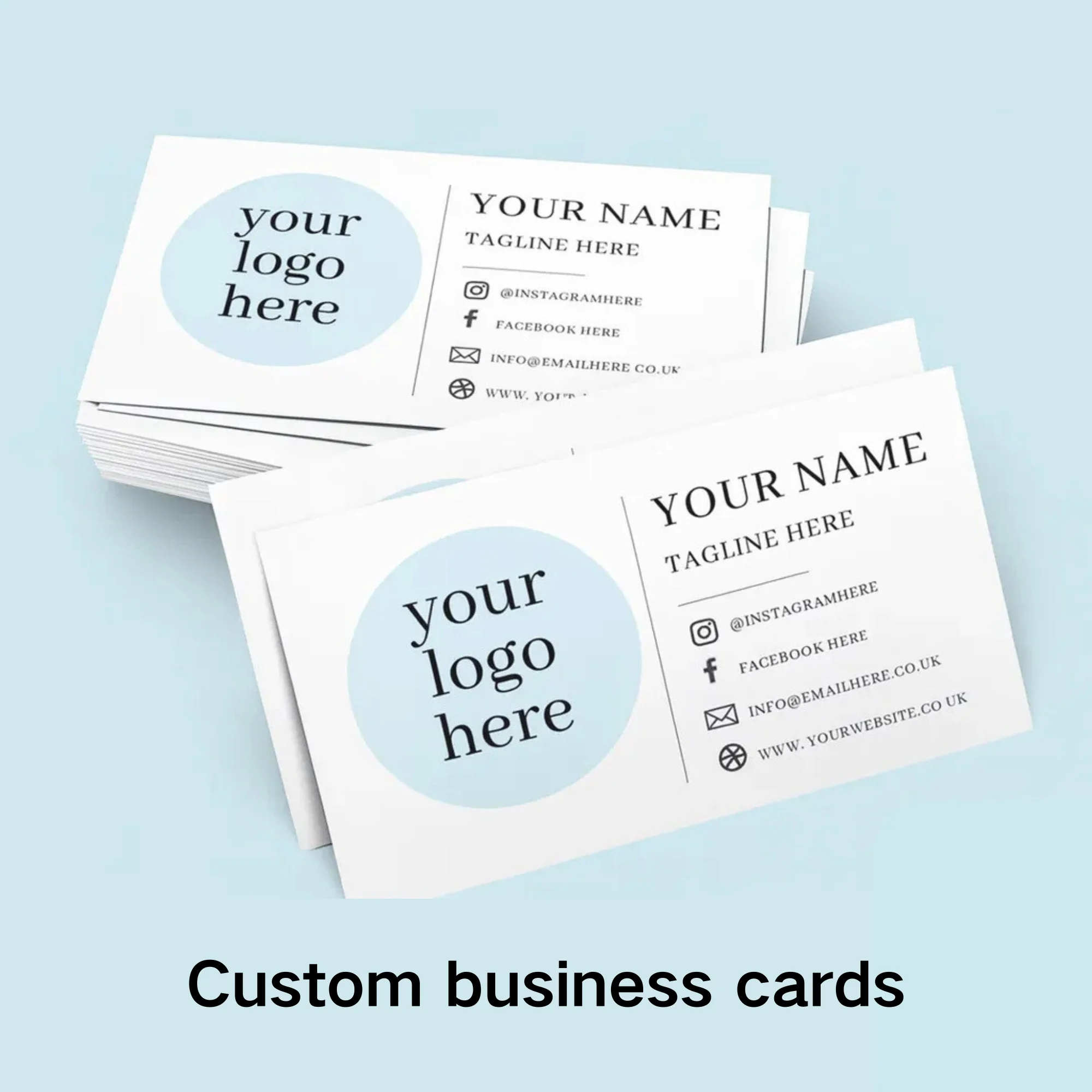 Benutzerdefinierte Visitenkarten mit Bildern, personalisierte Visitenkarten, 50–500 Stück, Dankeskarten für Hochzeitseinladungen, Postkarten