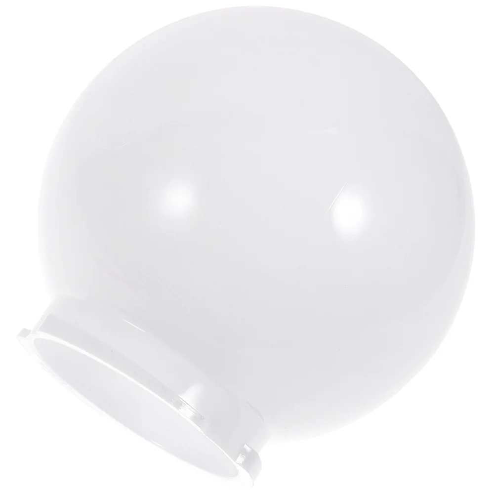 

Spherical Lampshade Outdoor Acrylic Globe Light Cover Wall Fixture Replacement Waterproof Patio Decor Post Shade Landscape