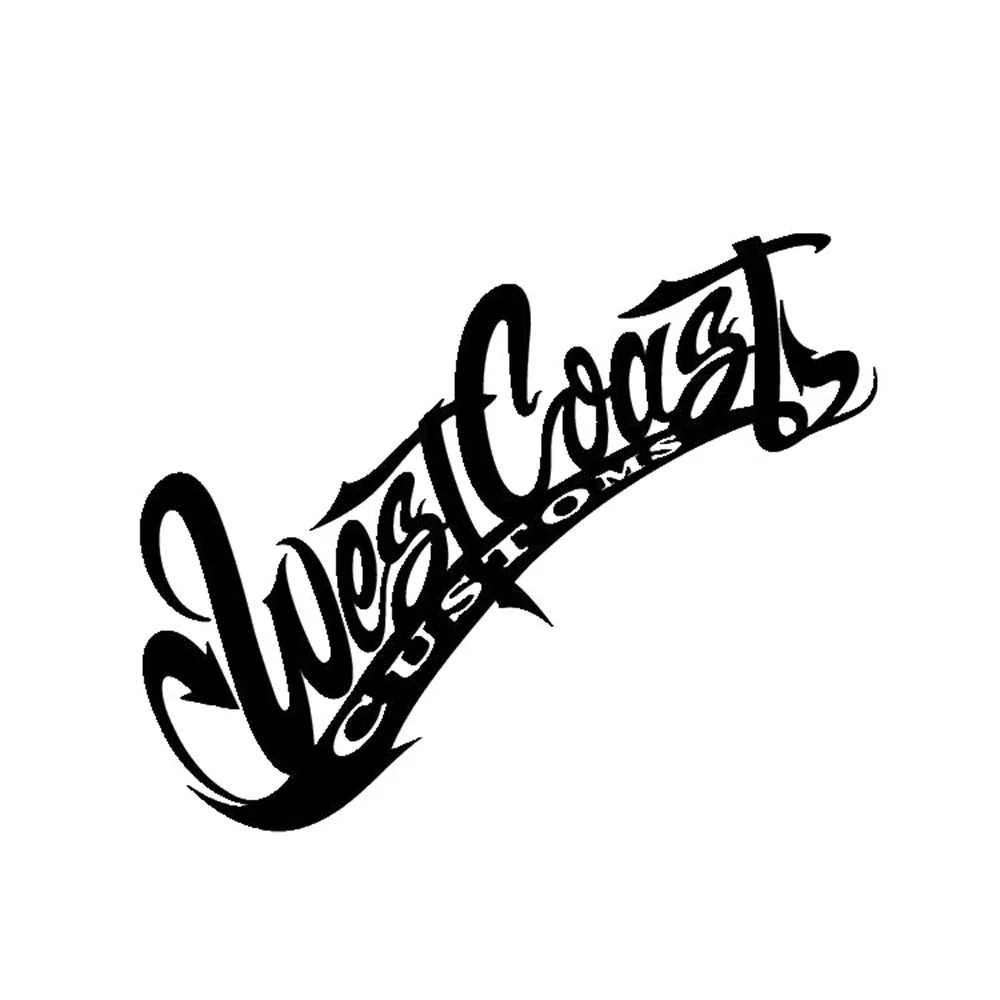 

25 * 11cm suitable for West Coast fun classic best-selling car window bumpers, motorcycle exterior accessories, vinyl waterproof