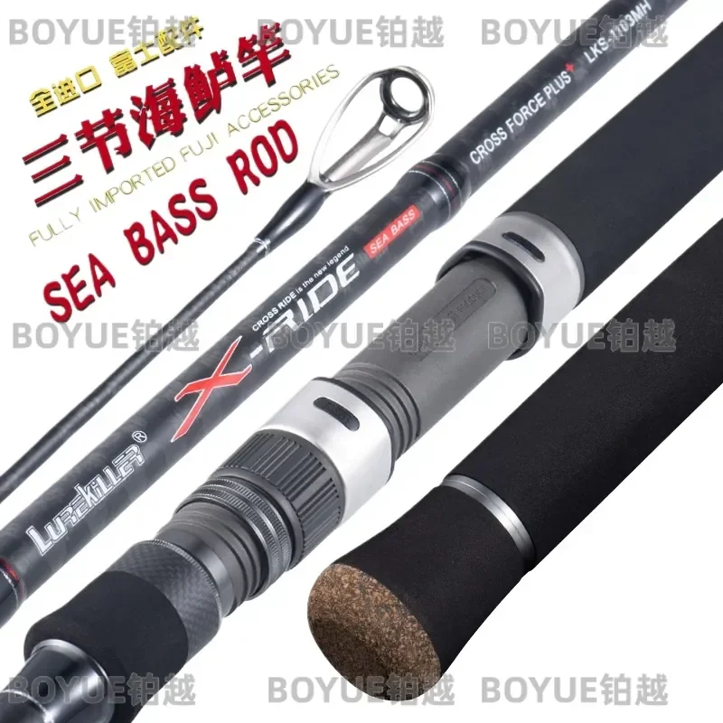 High Carbon Lure Fishing Rod 2.7m 3.0m 3. 3.6m MH Power Bass Perch Sea Casting Spinning Pole Tackle