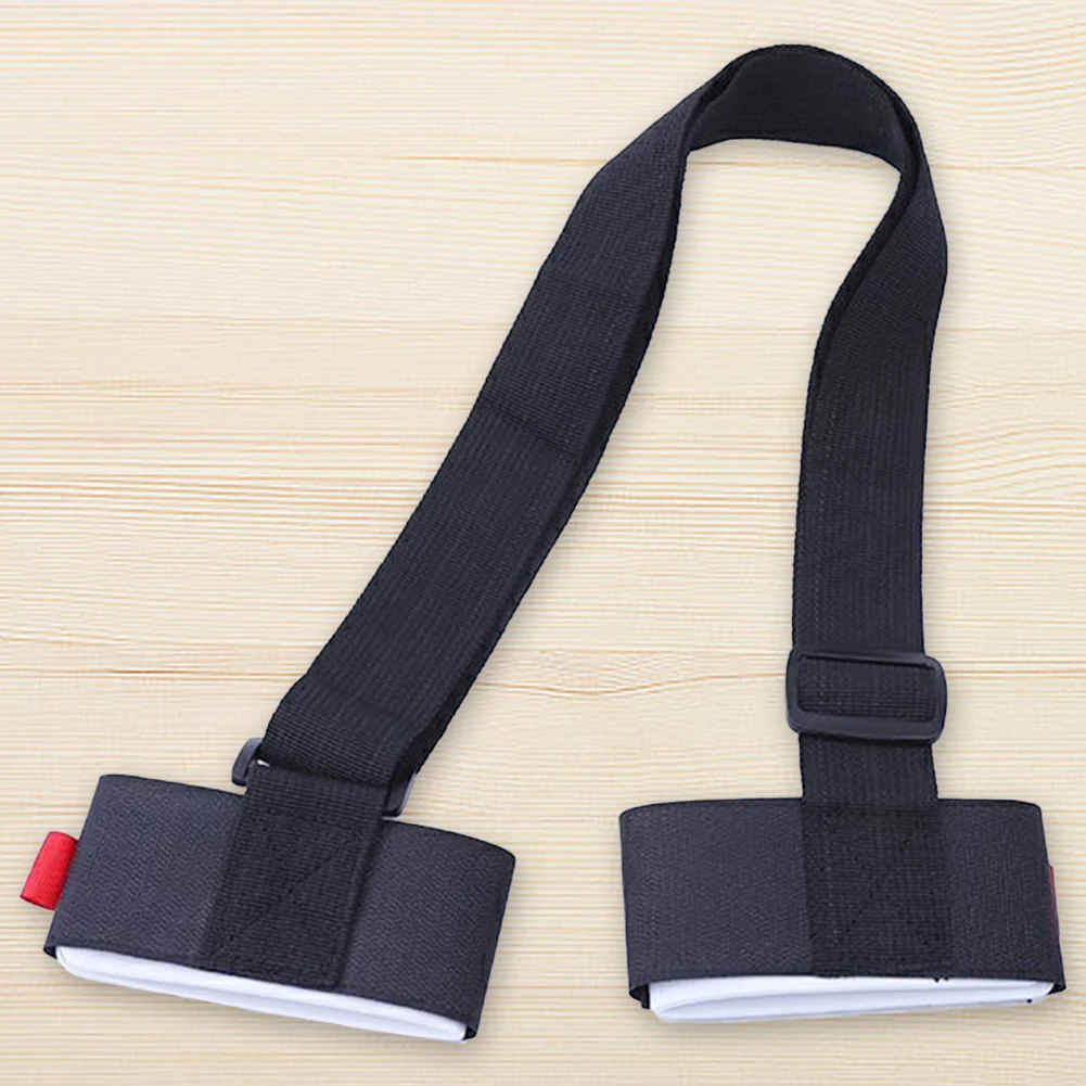 Ski Shoulder Carrier Strap Adjustable Ski Strap & Pole Carrier Portable Ski Holder Straps Skiing Accessories