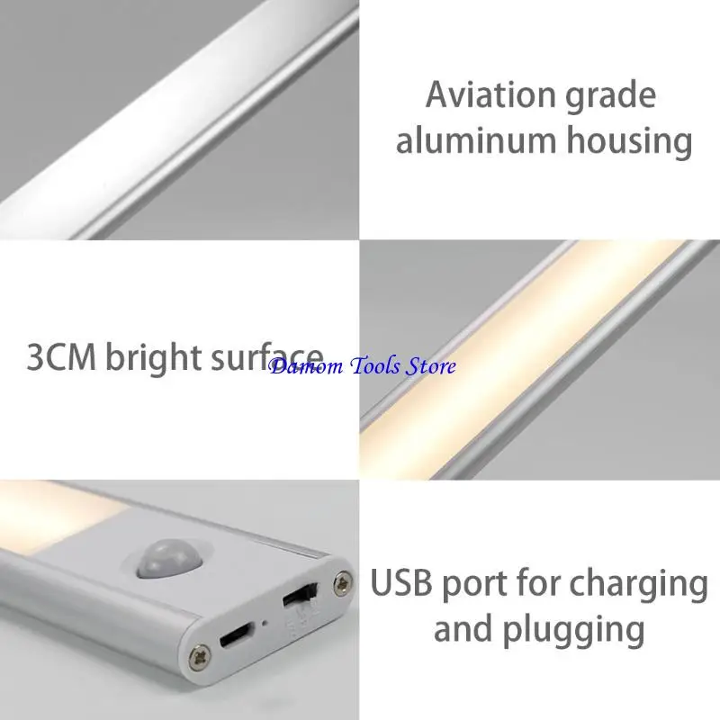 57BE Motion Motion Light Wireless USB قابلة لإعادة الشحن ضوء ليلا