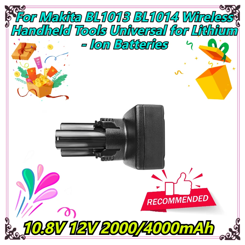 

10.8V 12V 2000/4000mAh For Makita BL1013 BL1014 Wireless Handheld Tools Universal for Lithium - Ion Batteries