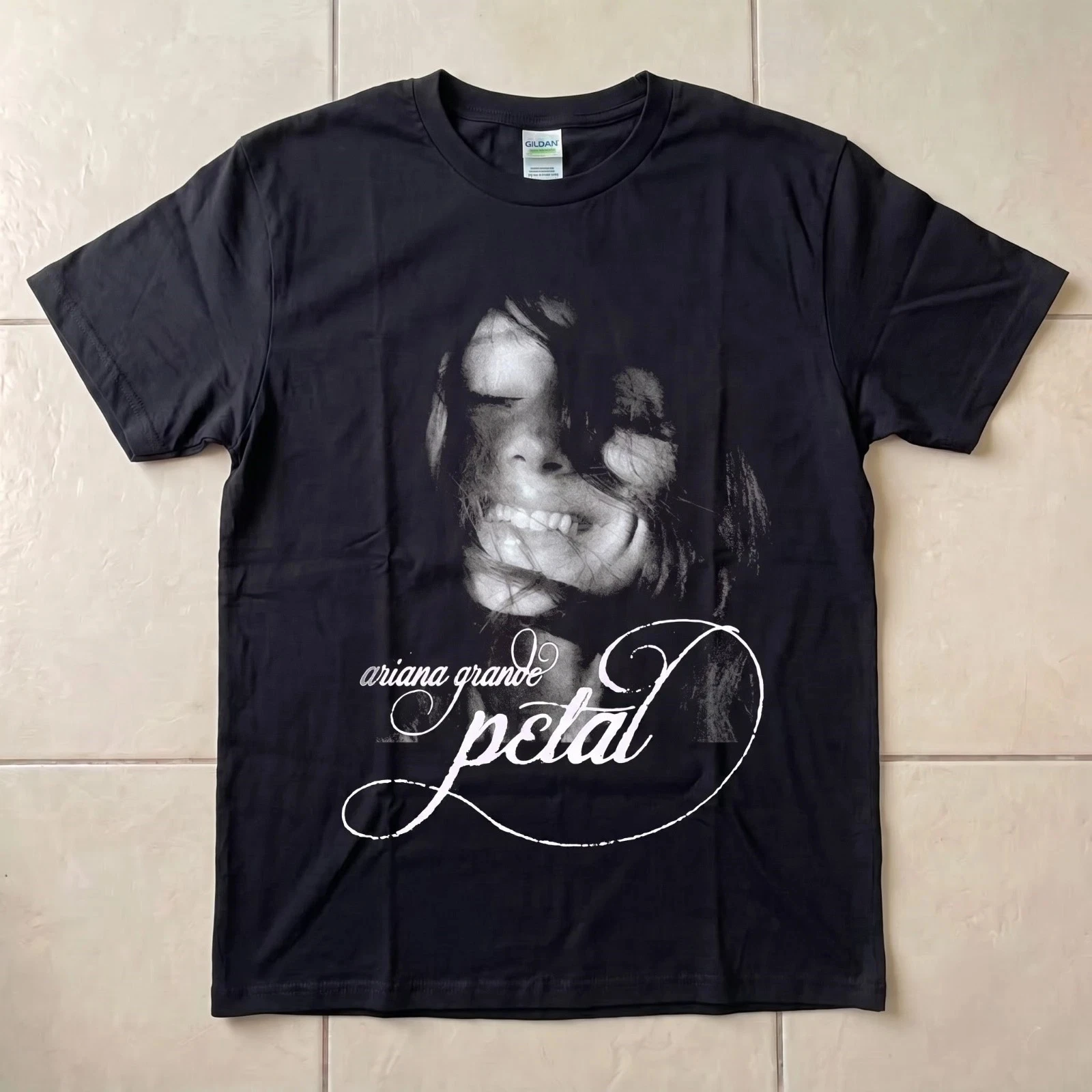 Ariana Grande Petal Album Merch Title Photo with Floral T-Shirt 2026 Summer Men Women Cotton Oversized T-shirt Streetwear Y2K