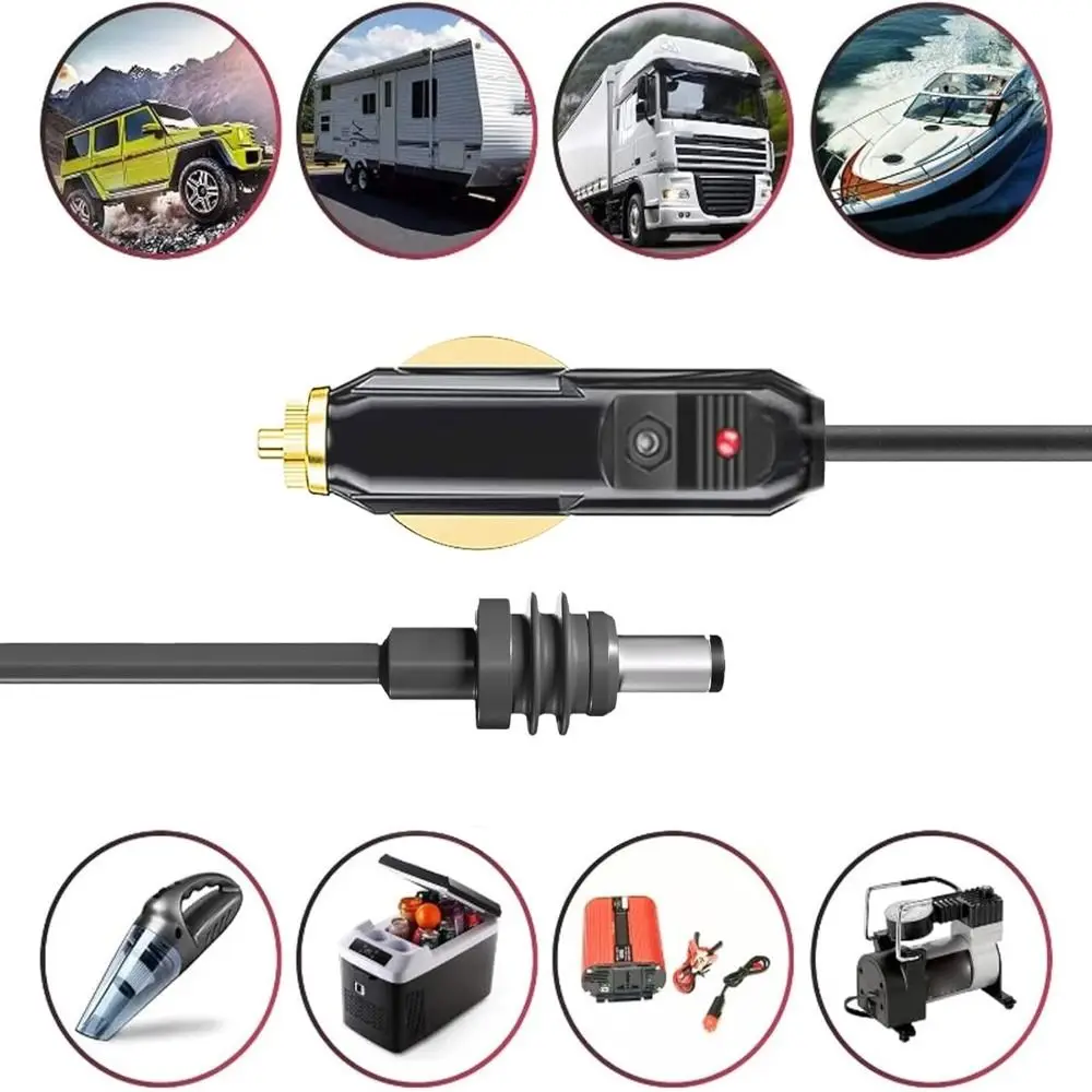 

Safty 2M/3M/5M Car Charger Cable IP68 18AWG DC Car Power Cable DC Power Durable Car Power Cable for Starlink Mini