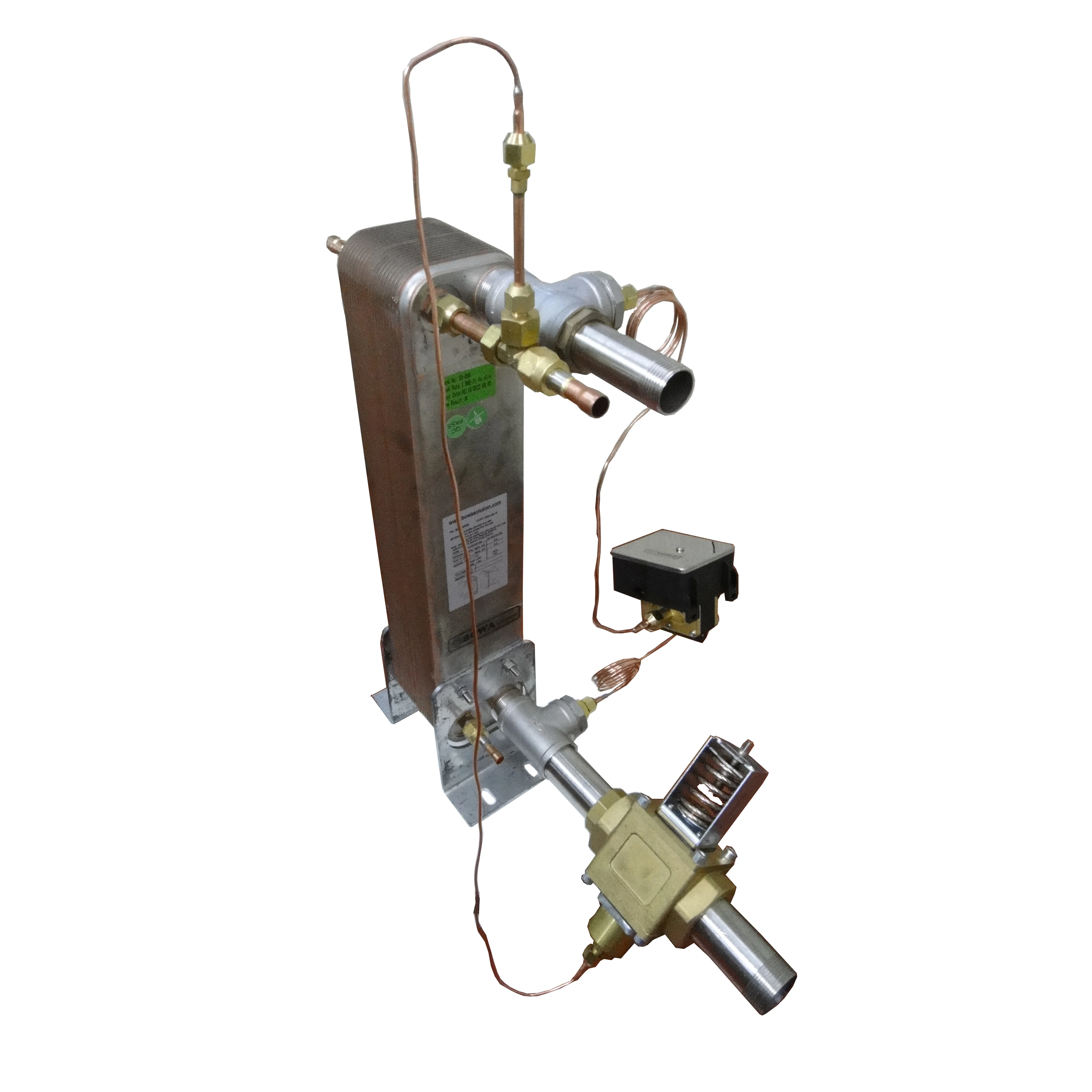 8+8HP double refrigerant circles water condenser is used for one work and one backup laboratory equipment to improve security