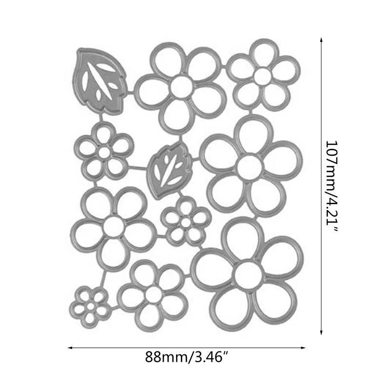 قالب قطع النقش الفني، قالب قطع القوالب المعدنية، أداة زخرفة النقش ذاتية الصنع #6