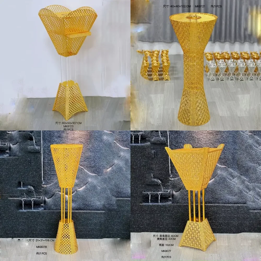2026 Hot Sale High Grade Gold Metal Incense Burner for Hotel Lobby Decorative Use Large Size Multiple Models Compatible