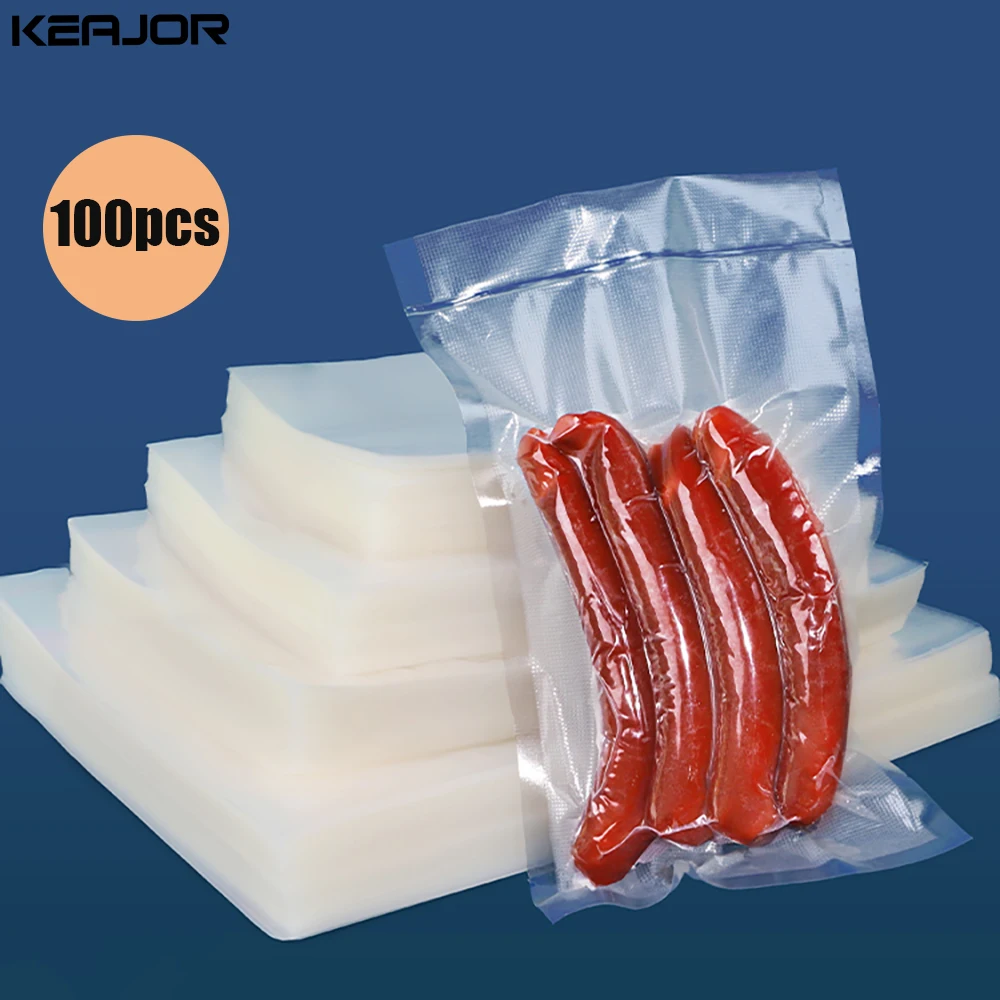 Vacuum Bags For Food 100pcs/Lot Vacuum Packaging Bags For Z-21 Vacuum Sealer Machine Food Vacuum Packed Sealing Storage Bags