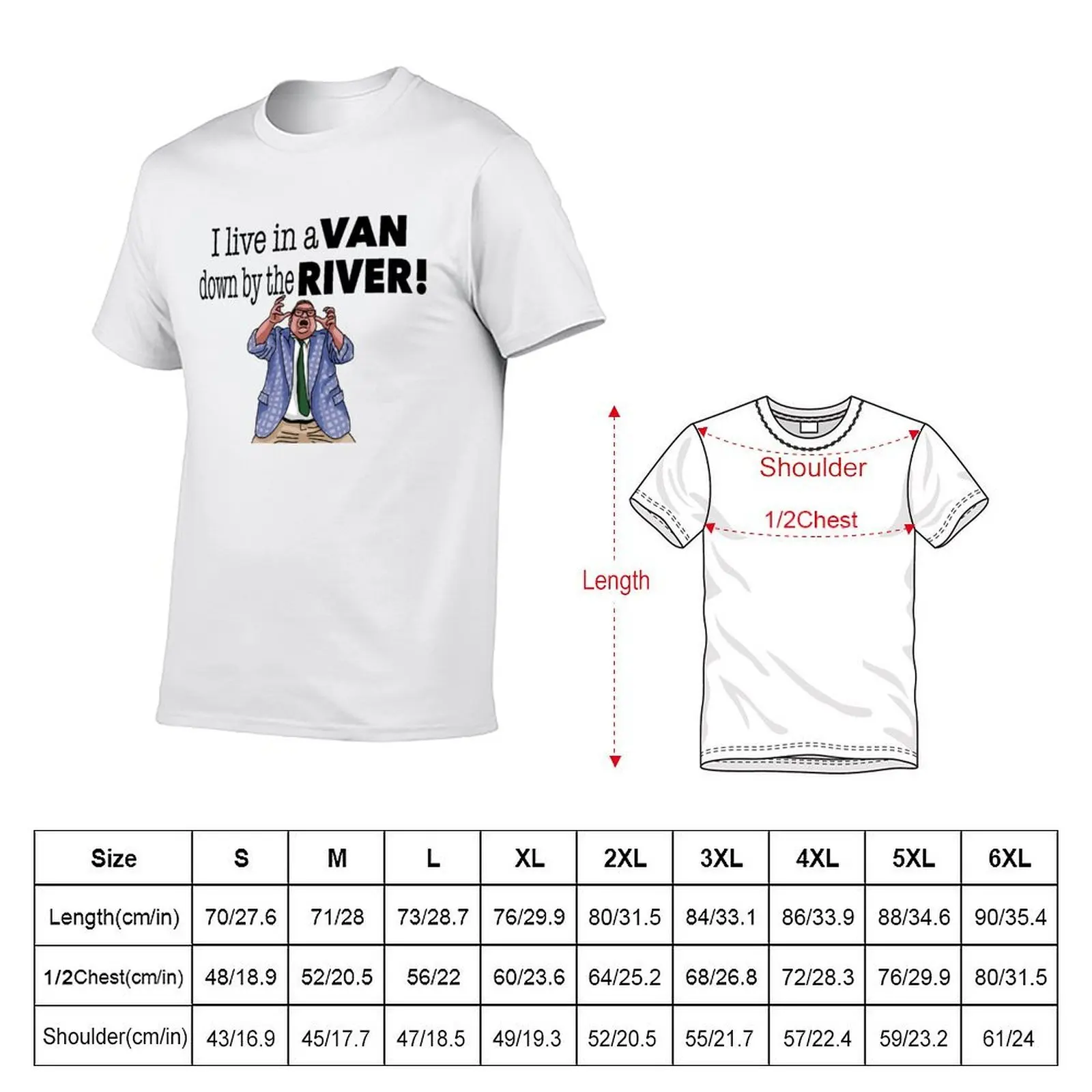 تي شيرت Down By The River- Matt Foley (الأيدي المرتفعة) تي شيرت قطني تي شيرت مخصص