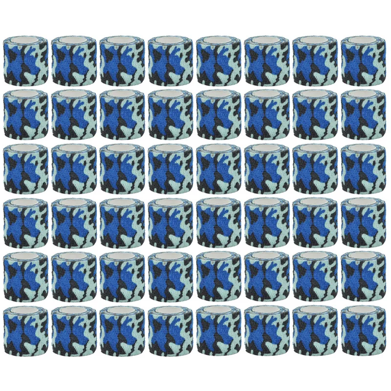 1/20/48Pcs Ocean Camouflage Elastic Wrap Tape Self Adhesive Sports Protector Ankle Knee Finger Arm Bandage