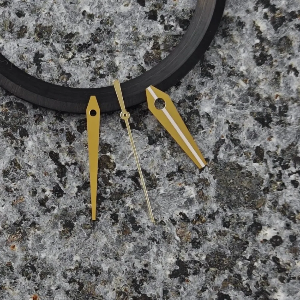 NH35 Pointer Flat Polished Pointer GS Pointer White Line Modifikasi NH36/NH34/NH38 Aksesori Jam Tangan Mekanis Ukuran 14Mm