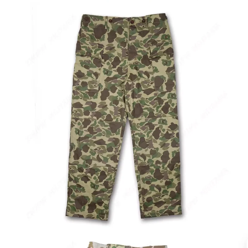 

Американские ретро-брюки ARMY HBT, реплика, для охоты на уток, двусторонний камуфляж, чистый хлопок